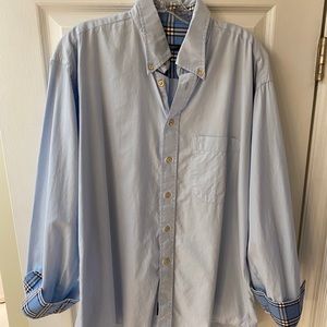 Men’s Burberry Button Down, Sz L